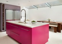 Gorgeous-pink-island-for-the-refined-contemporary-kitchen-in-white-217x155