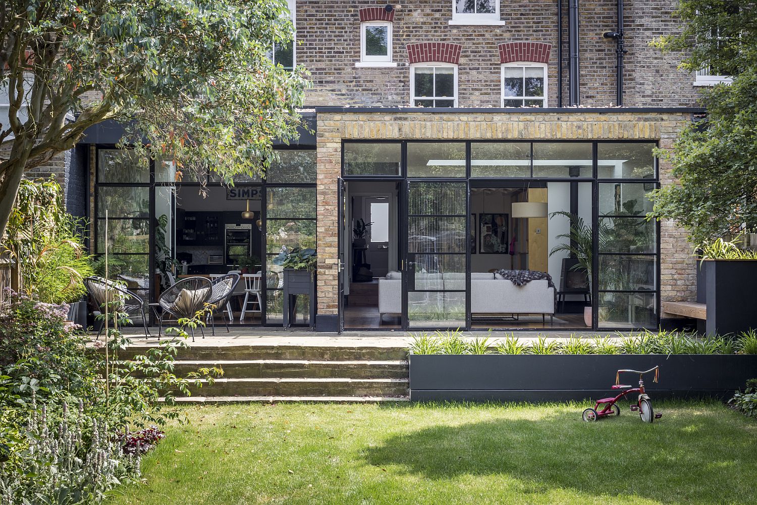 Lovely rear extension and makeover of home in South London