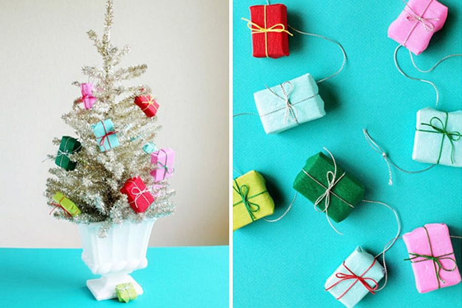 Mini presents garland can be used in more ways than one!