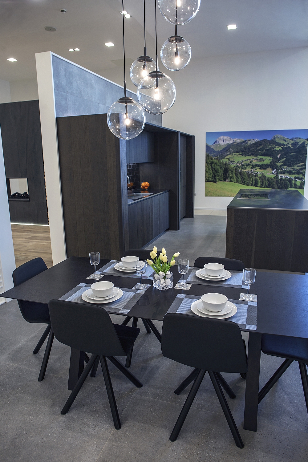 Modern dining table - Porcelanosa