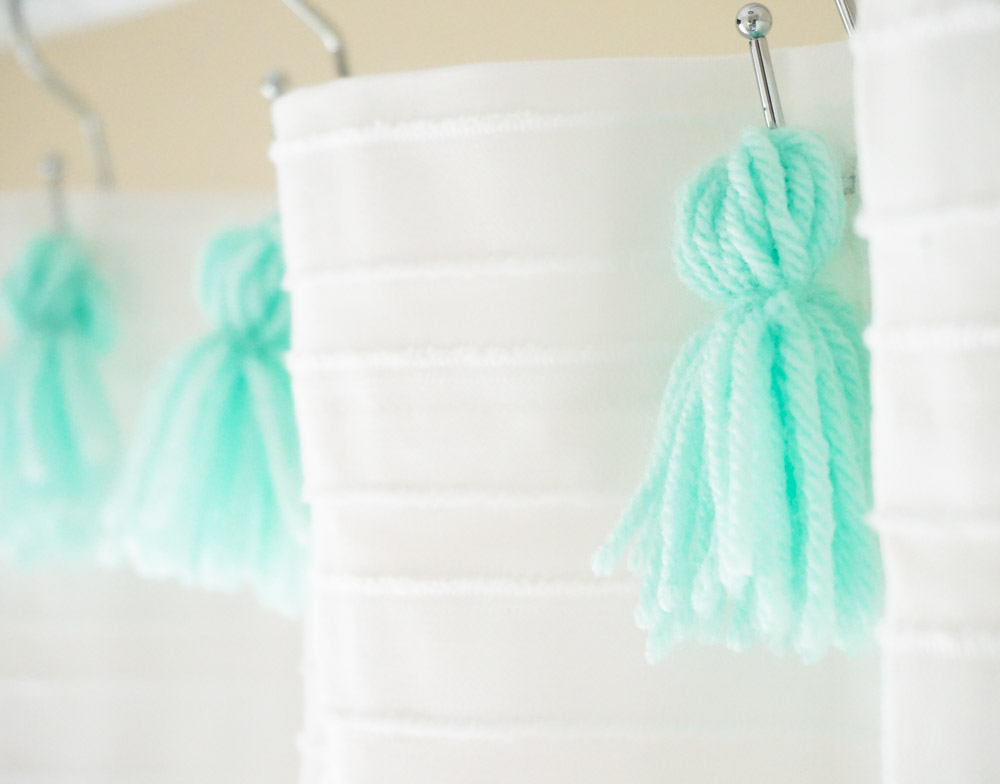 No-sew-shower-curtain