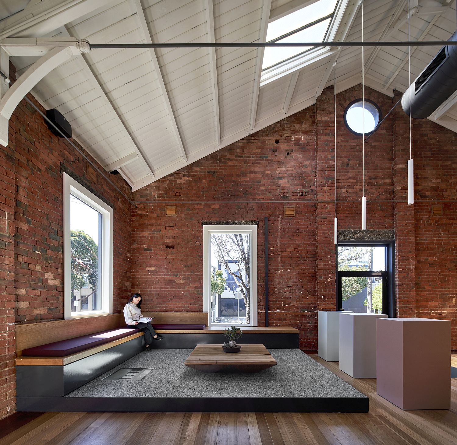 Old warehouse transformed into a spacious showroom for home decor in Melbourne