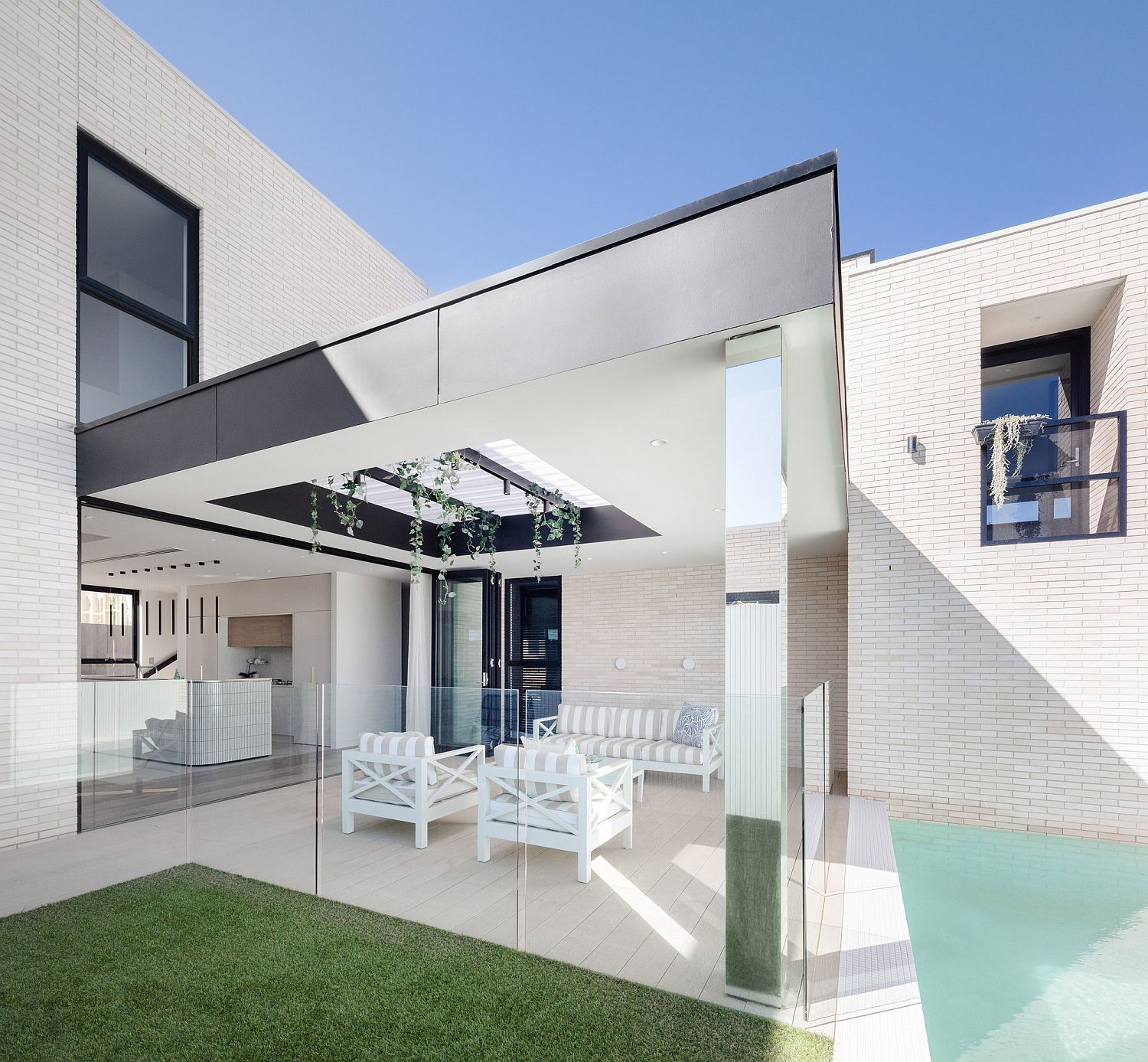 A Study in White Minimalism: Contemporary Sydney Residence with a Smaller Brother!