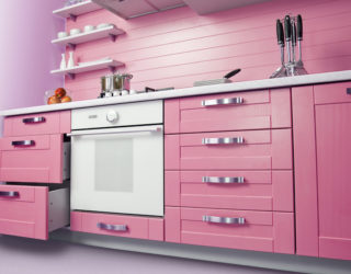 Trendsetting Hue: Add a Touch of Pink to Your Kitchen in Style!