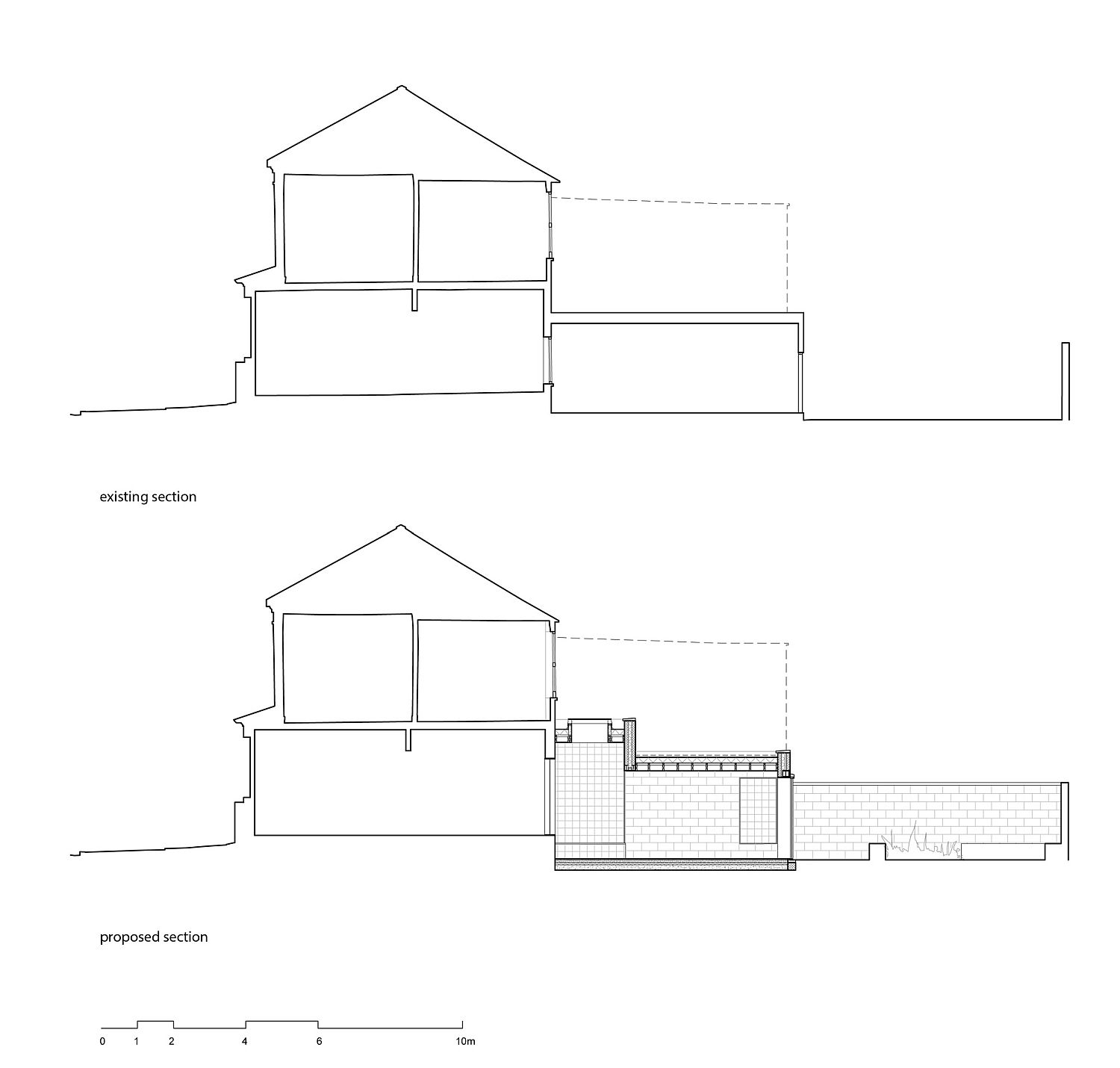 Revamped floor plan of the Block House