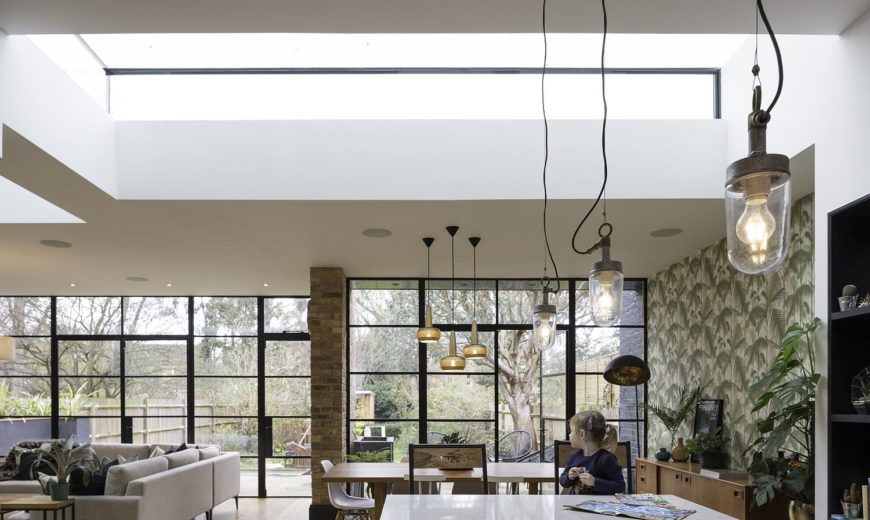 Brick, Steel and Glass: Gorgeous Conversion of London Home full of Textural Charm