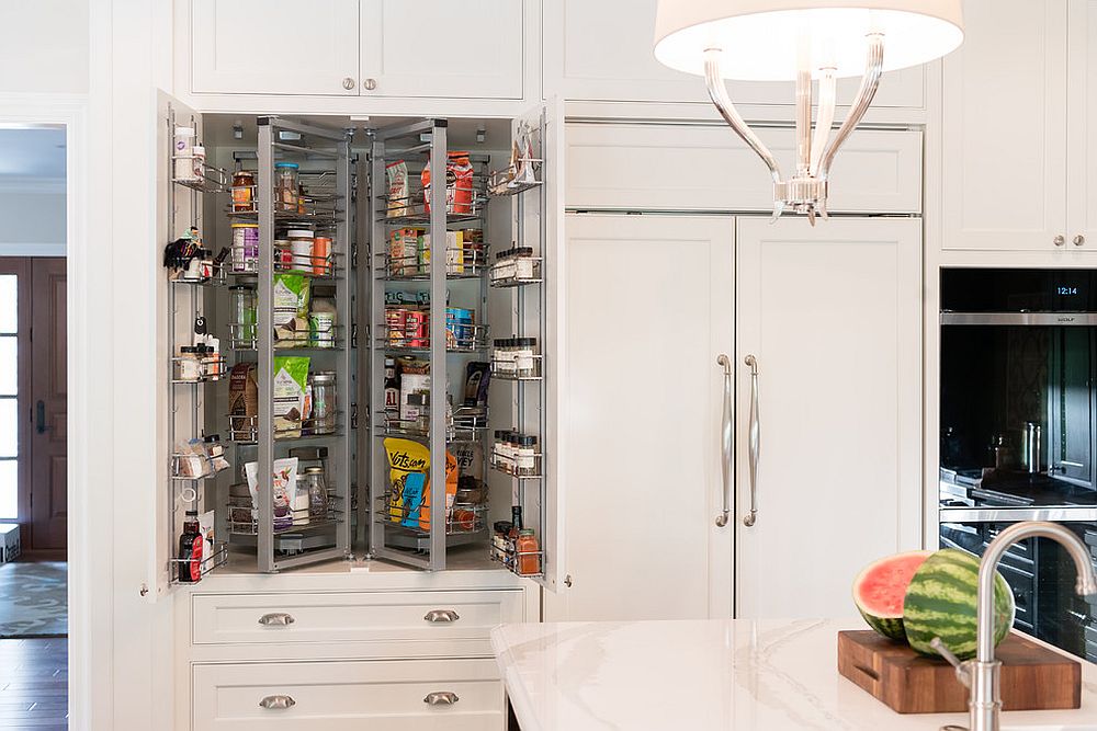 Traditional kitchen cabinet with pantry built into it, Kitchen Storage  Ideas: Maximizing Space with 25 Smart Small Pantries, Decoist