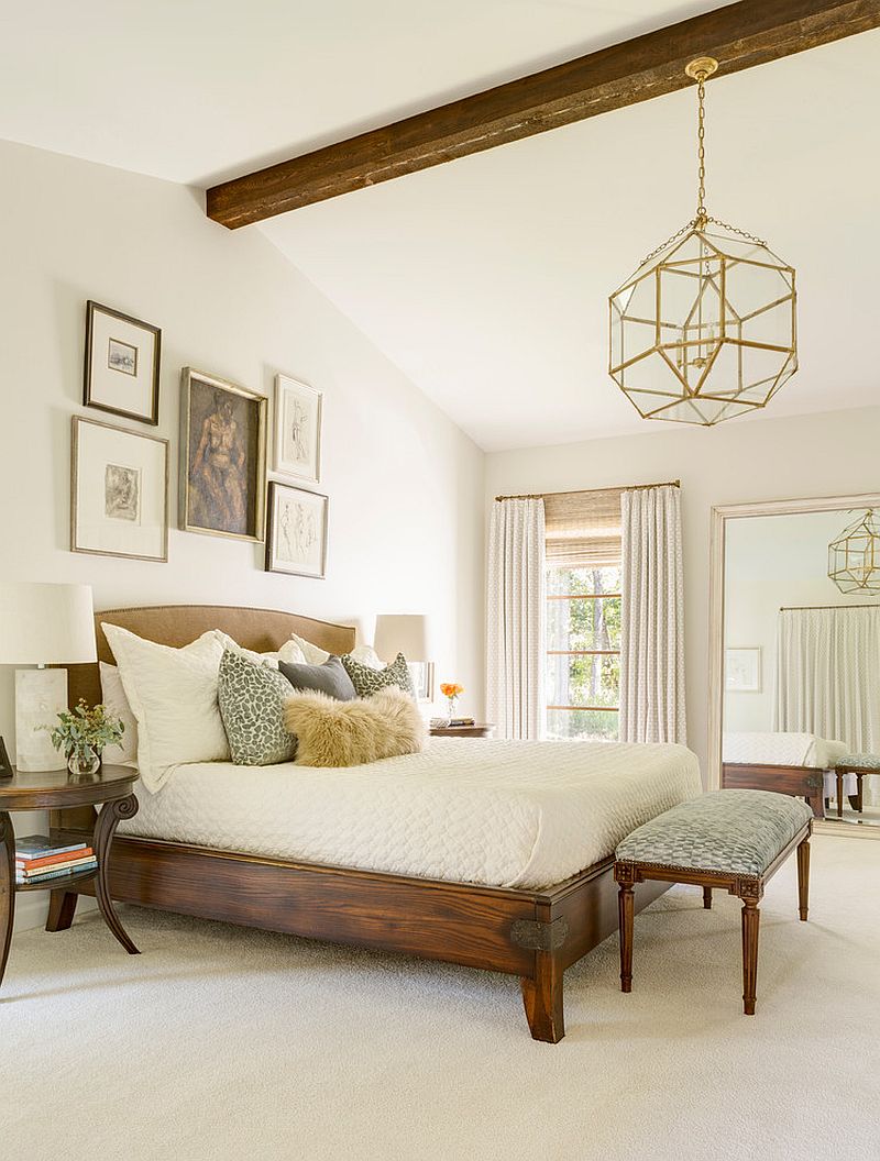 White And Wood Bedroom