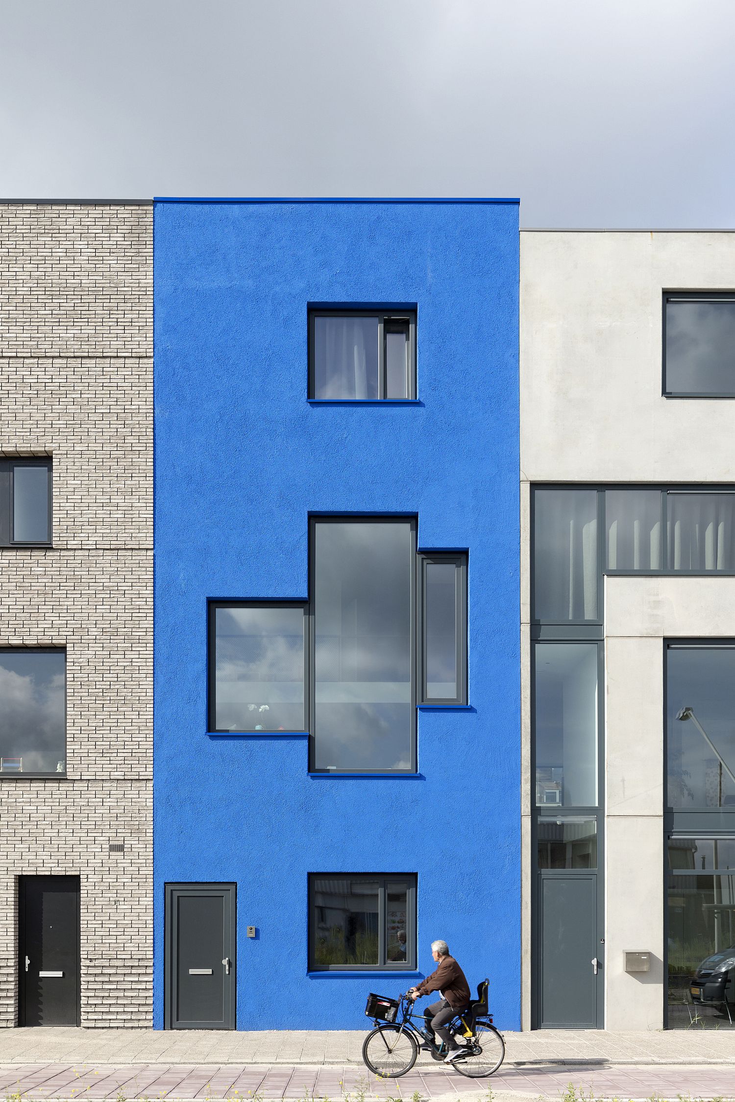 Bright and bold Blue House in Amsterdam, The Netherlands