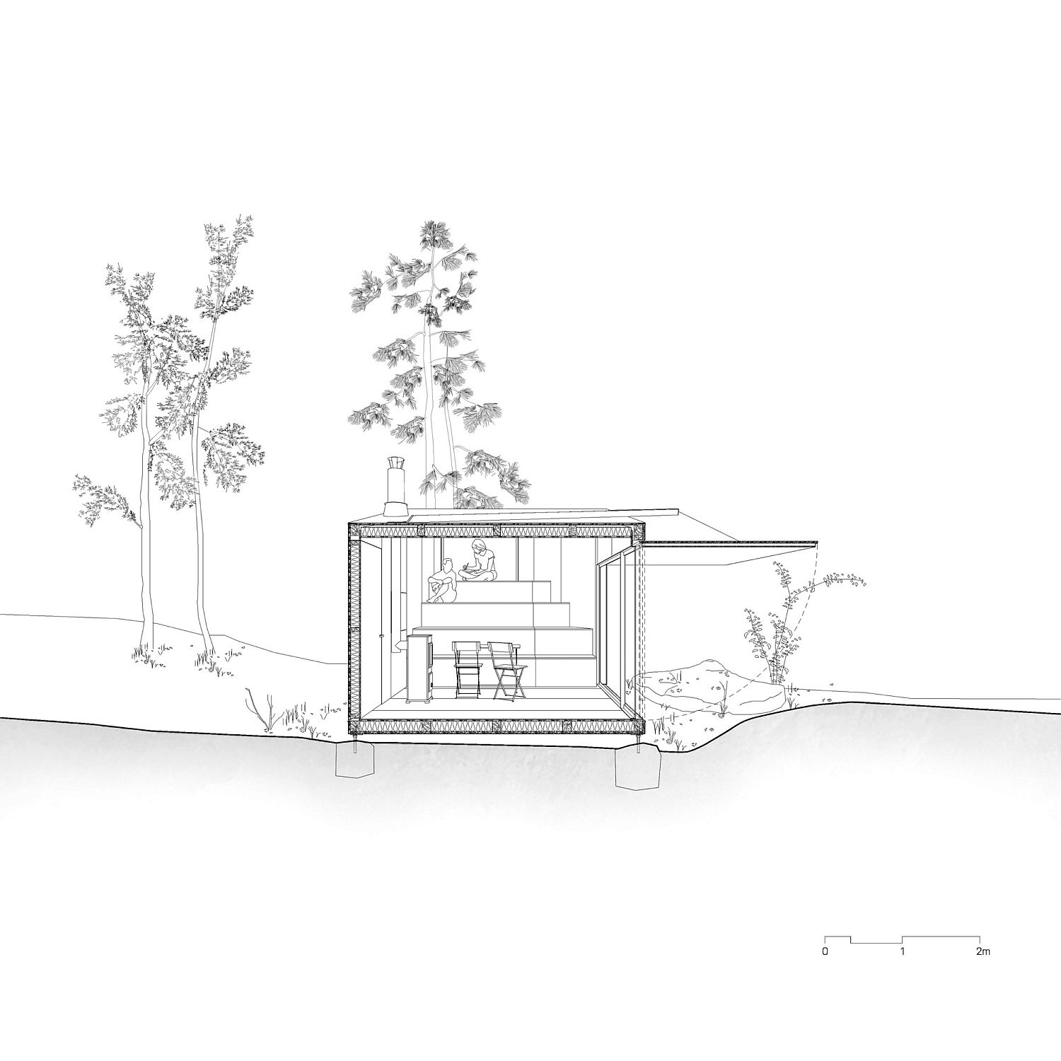 Design-plan-of-the-smart-Forest-Retreat