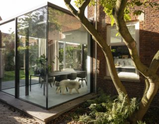 Glass Extension Breathes Life into 1920’s Brick House in the Hague