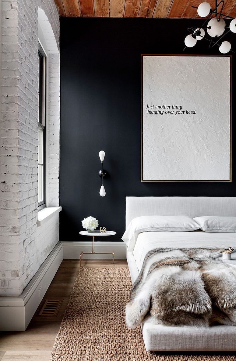 Dark And Dramatic Give Your Bedroom A Glam Makeover With