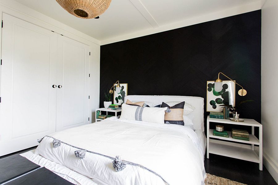 Black Accent Wall Bedroom