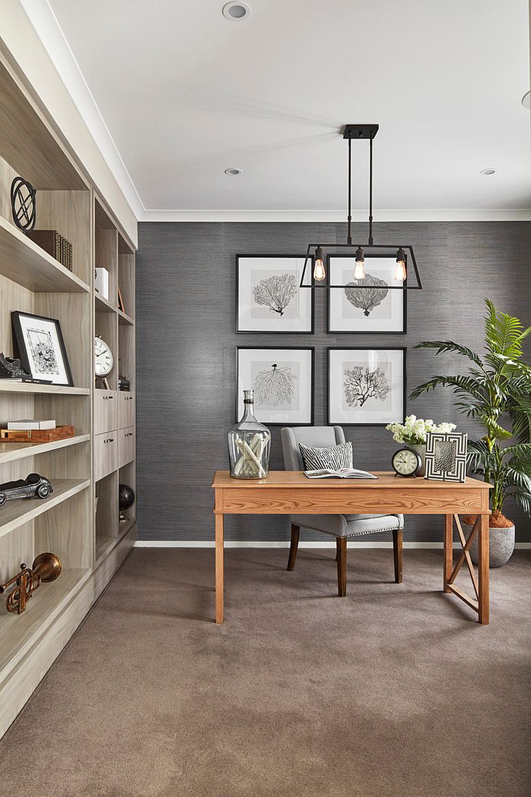 Smart-and-modern-beach-style-home-office-in-gray