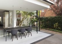White-and-gray-dining-room-connected-with-the-Fig-Tree-landscape-outside-217x155