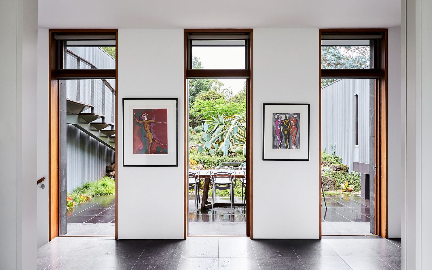 Interior and the outdoor become one at the awesome Shoreham House