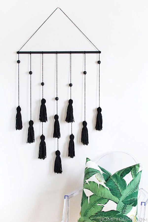 Modern tassel wall hanging from Homey oh My