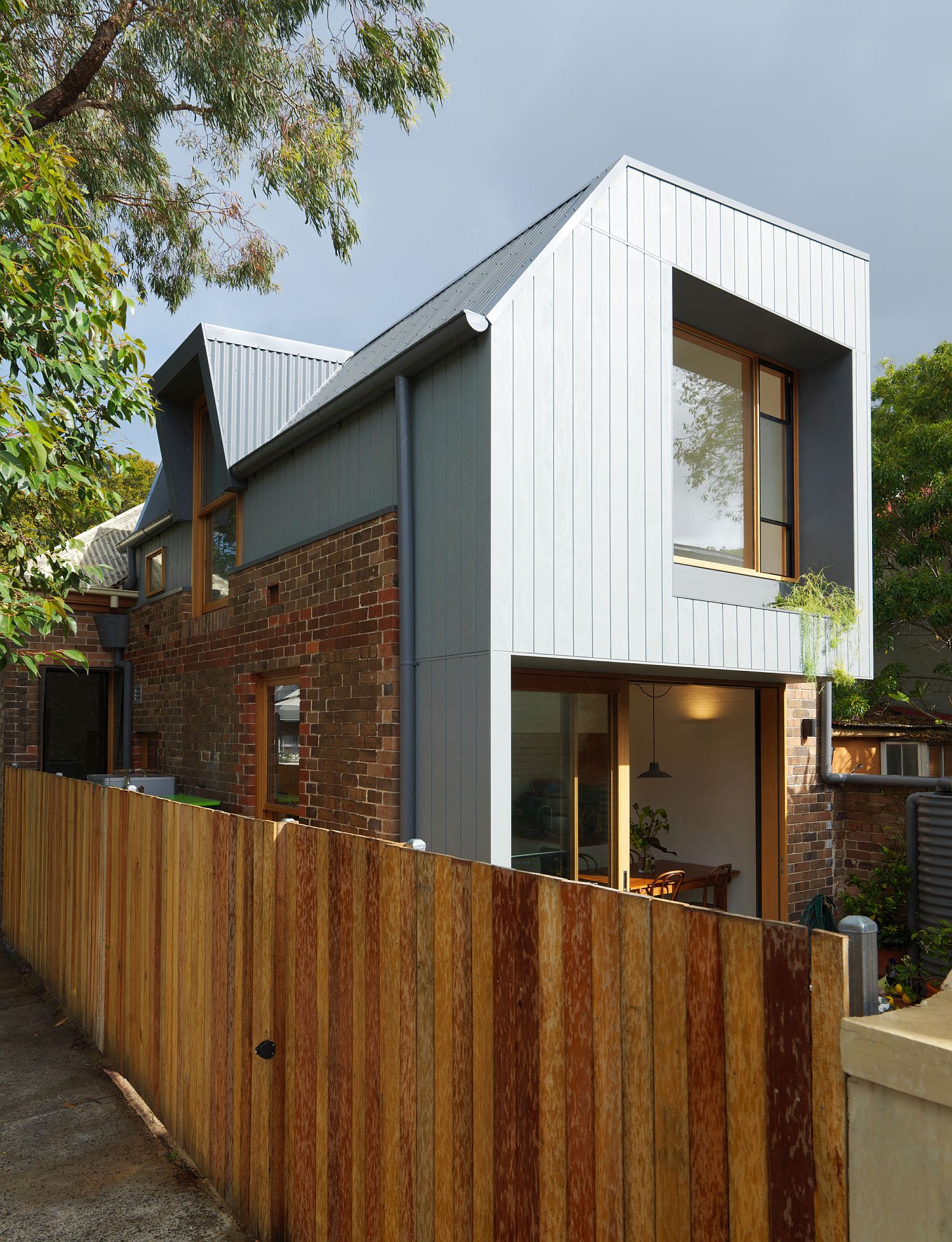 Revamped home in inner suburbs of Sydney with a rear extension