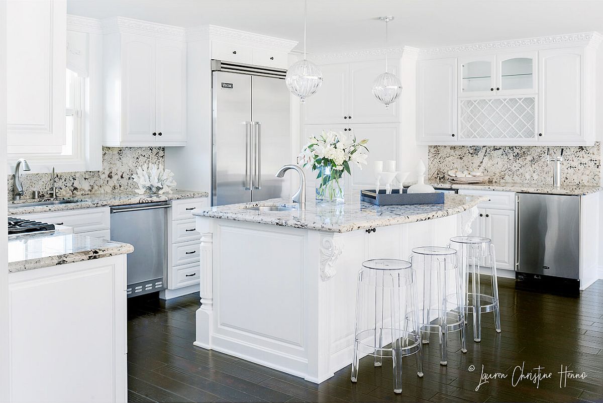 Spacious-and-functional-white-kitchen-with-distinctive-countertops