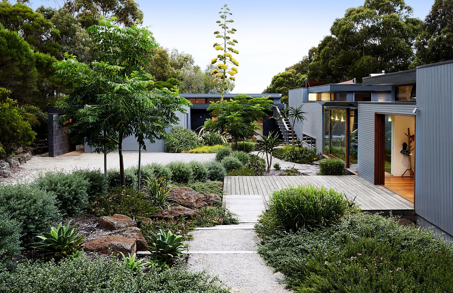 Stunning green landscape around the house gives it its true aura!