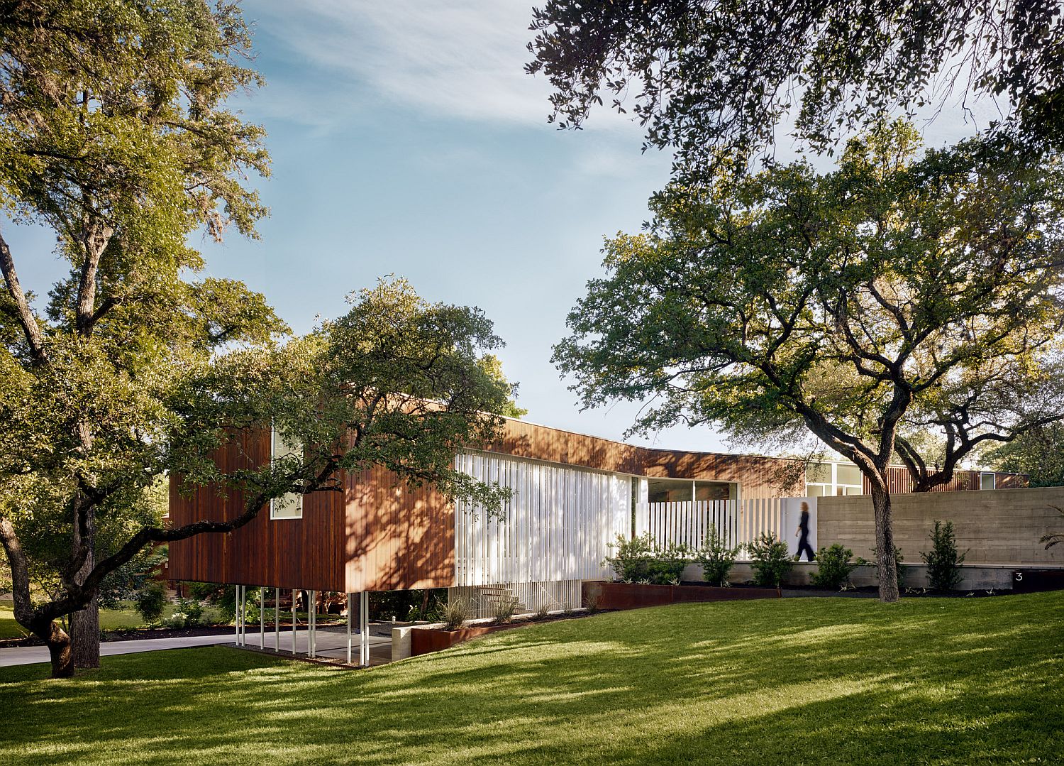 Unique design of the Sugar Shack Residence in Austin