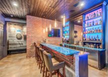 Budget-basement-bar-and-gameroom-idea-with-brick-walls-and-vintage-appeal-217x155