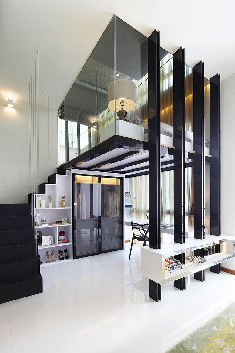Contemporary-Singapore-home-with-a-mezzanine-level-that-feels-sophisticated
