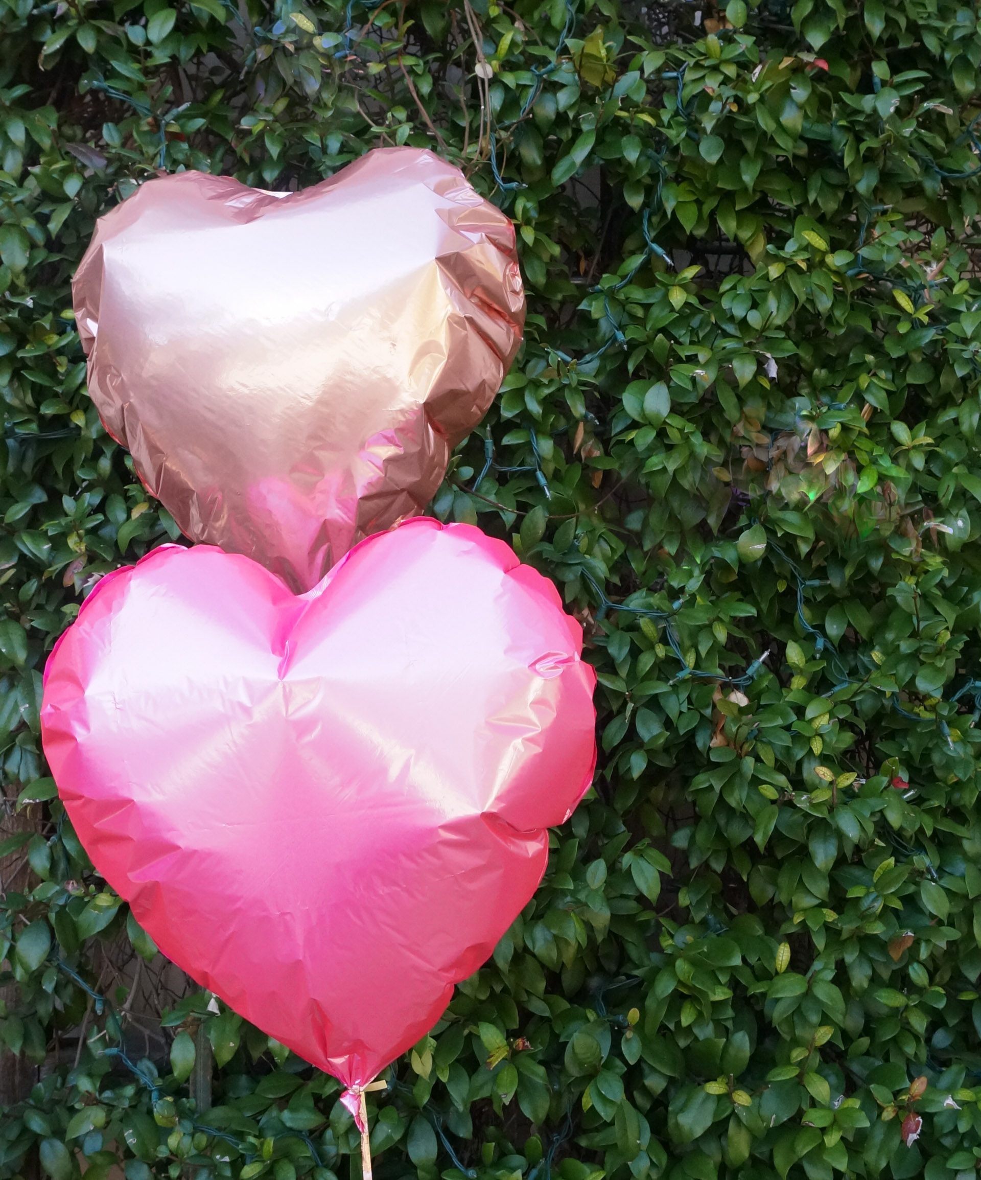 Festive Valentine's Day balloons