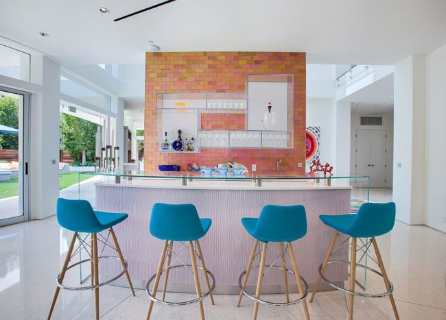 blue kitchen bar stools uk