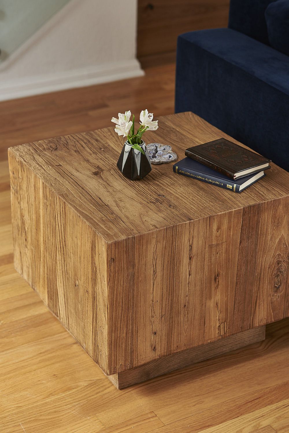 Minimal wooden coffee table for the living room