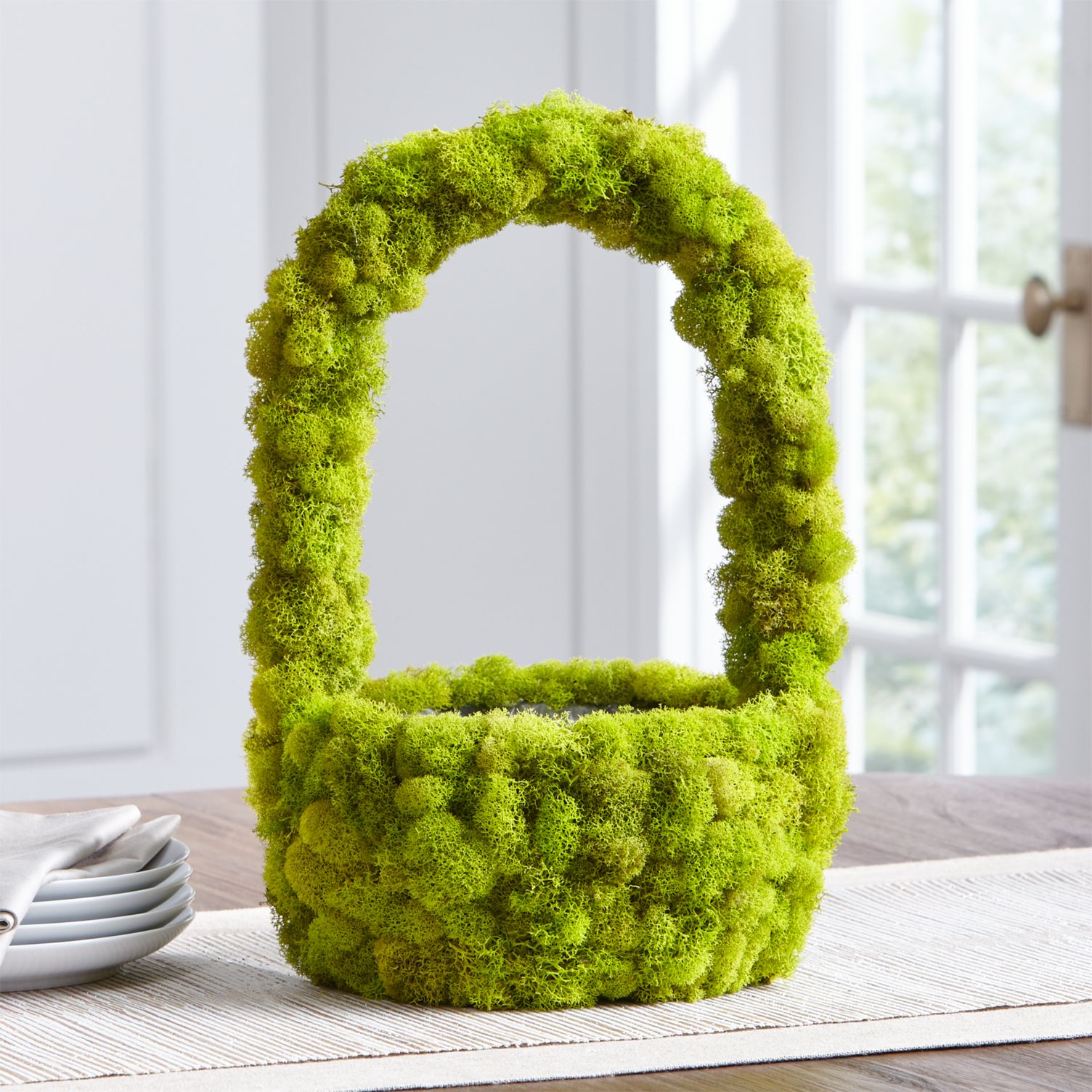 Moss Easter basket from Crate & Barrel