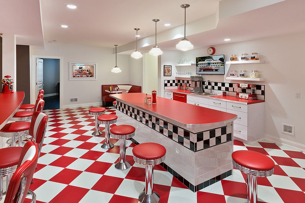 Stunning basement diner with retro panache is a winner all the way!