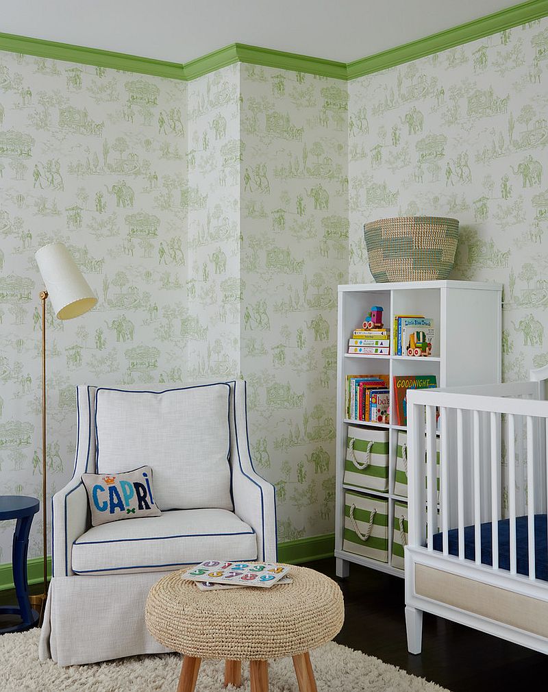 Toulie pattern adds class and color to the fabulous beach style nursery