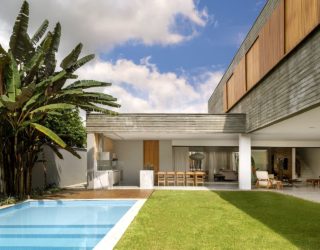 Expansive L-Shaped Brazilian Home Embraces the Outdoors in Vernacular Style