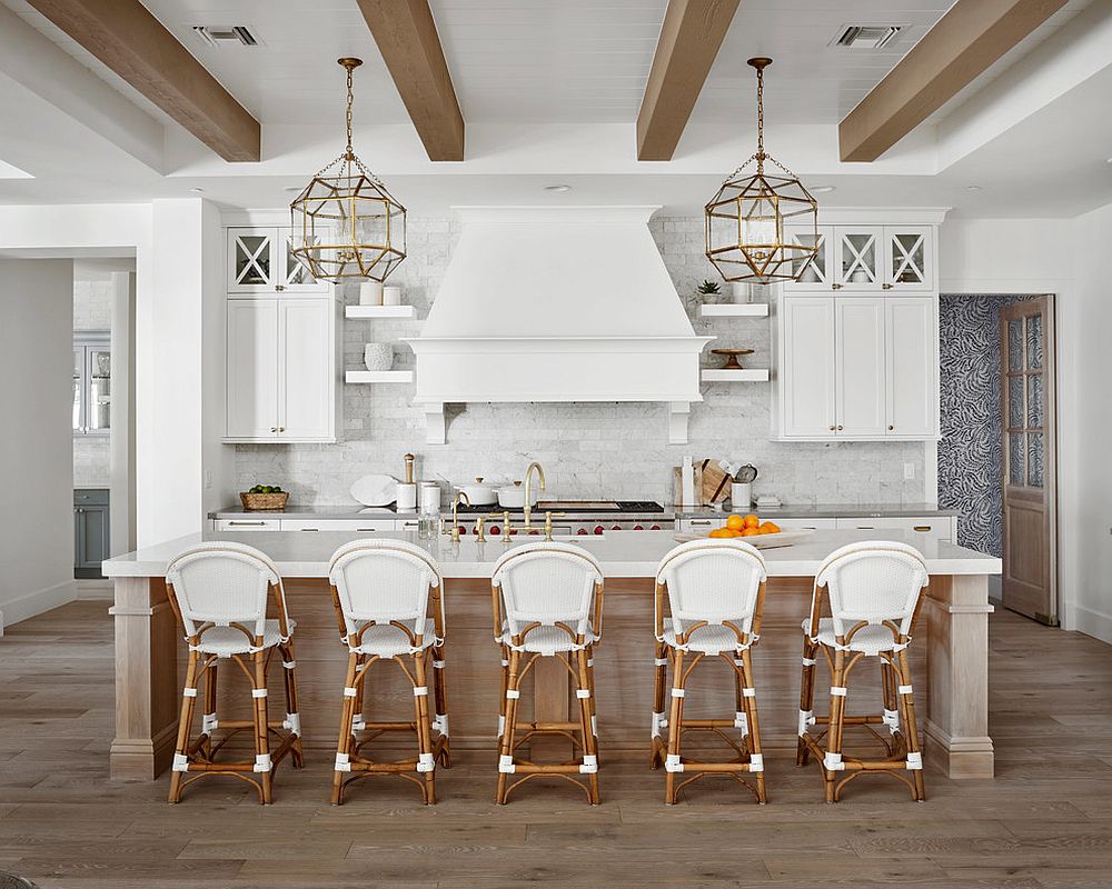 Bar-stools-accentuate-the-wood-and-white-appeal-of-the-kitchen