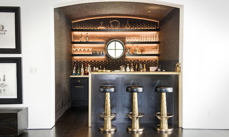 Magically Timeless: Mediterranean Home Bars that Wow with Splendor