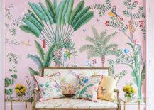 Bring-outdoor-greeney-and-tropical-vibe-in-grand-style-into-the-bedroom-with-this-hand-painted-wall-mural-from-de-Gournay-217x155