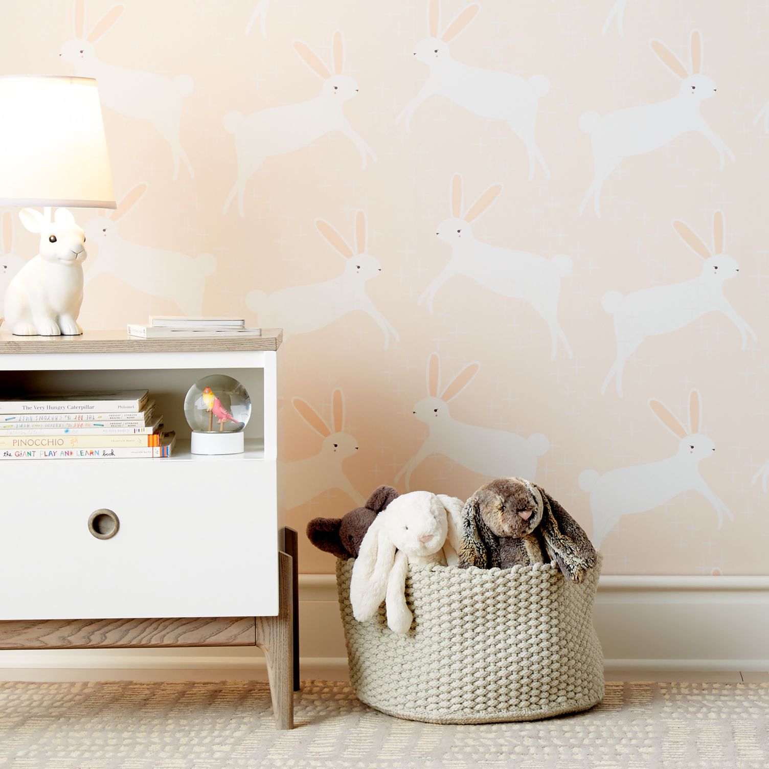 Bunny wallpaper from Crate & Kids