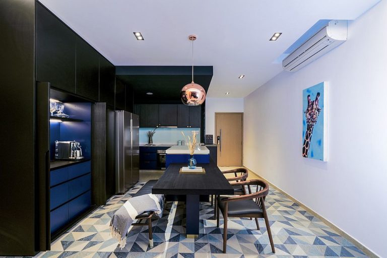 Refined New Twist: Trendy and Dashing Interiors in Blue and Black | Decoist
