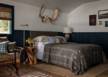 Cozy-rustic-chic-bedroom-in-white-and-blue-217x155