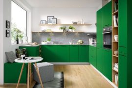 Modern Color Splash: Gorgeously Green Kitchen Cabinets that Usher in Warmer Months