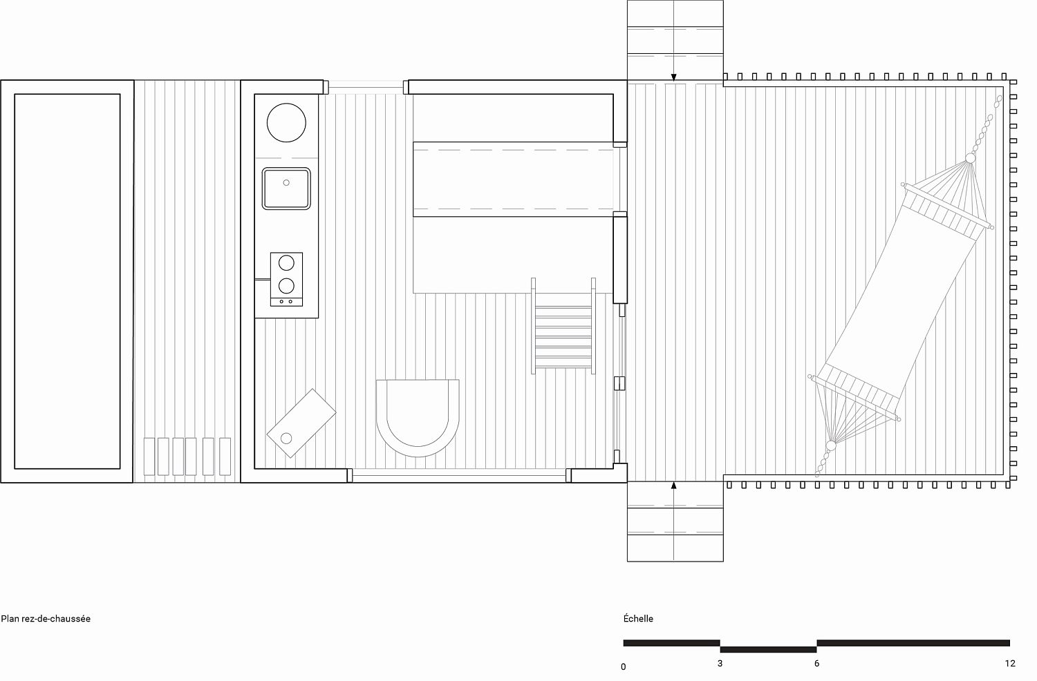 Floor-plan-of-ready-to-camp-micro-shelter-in-Quebec