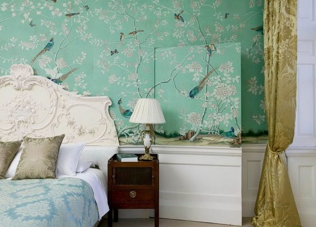 Painted Wallpaper: Bold and Vivacious Taking over Spring Bedrooms this ...