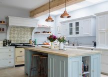 Light-blue-kitchen-island-fits-perfectly-into-the-wood-and-white-theme-217x155