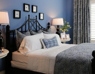 Refined New Twist: Trendy and Dashing Interiors in Blue and Black