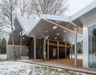 Old and New Share Common Space at this Gorgeous Spa Complex in Estonia