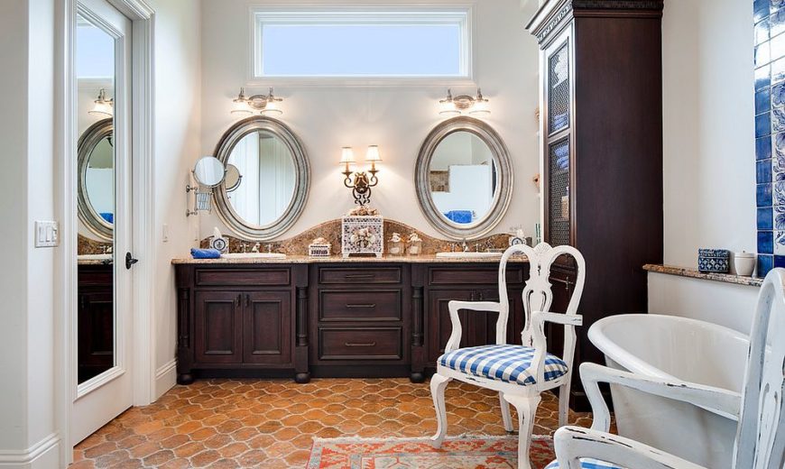 Warm and Cozy Trend: Best Bathrooms with Timeless Terracotta Tiles