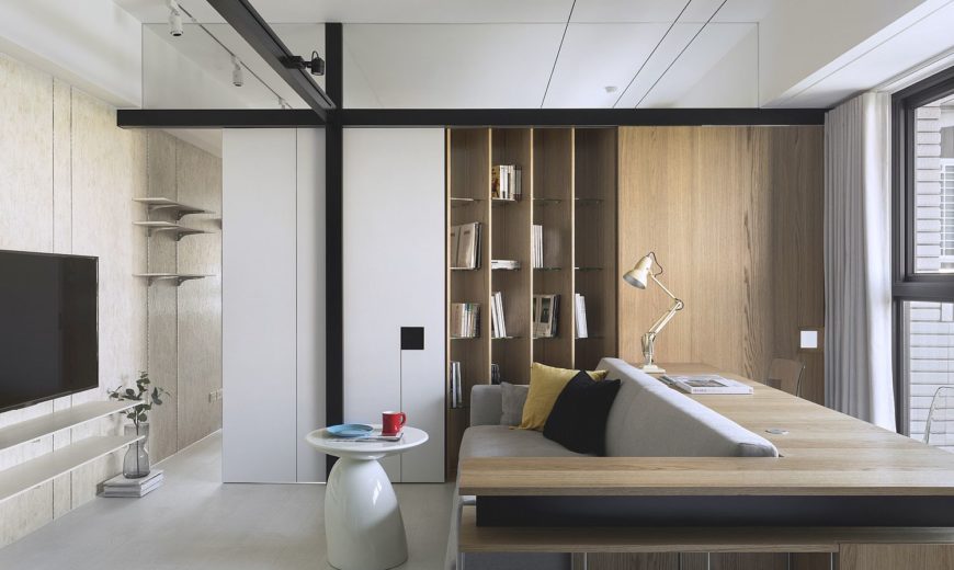 Modern Color: Contemporary Apartment in Taipei Inspired by Classic Eichler Homes