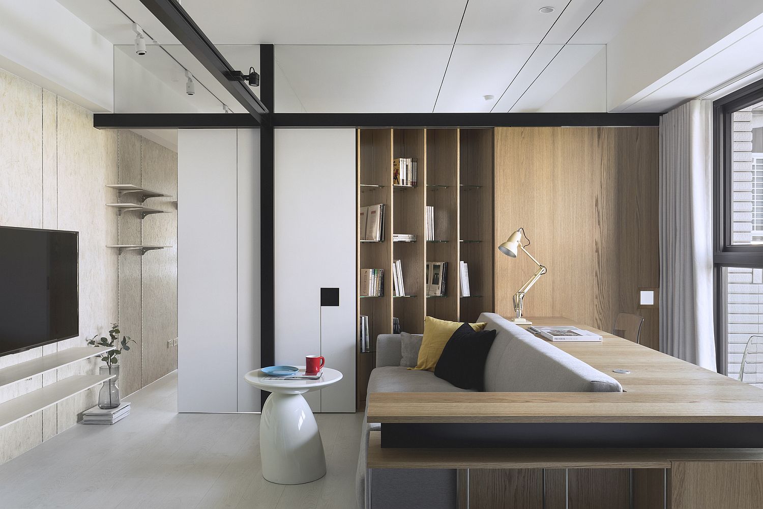 Modern Color: Contemporary Apartment in Taipei Inspired by Classic Eichler Homes