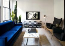 Smart-blend-on-blue-and-black-in-the-contemporary-white-living-room-217x155